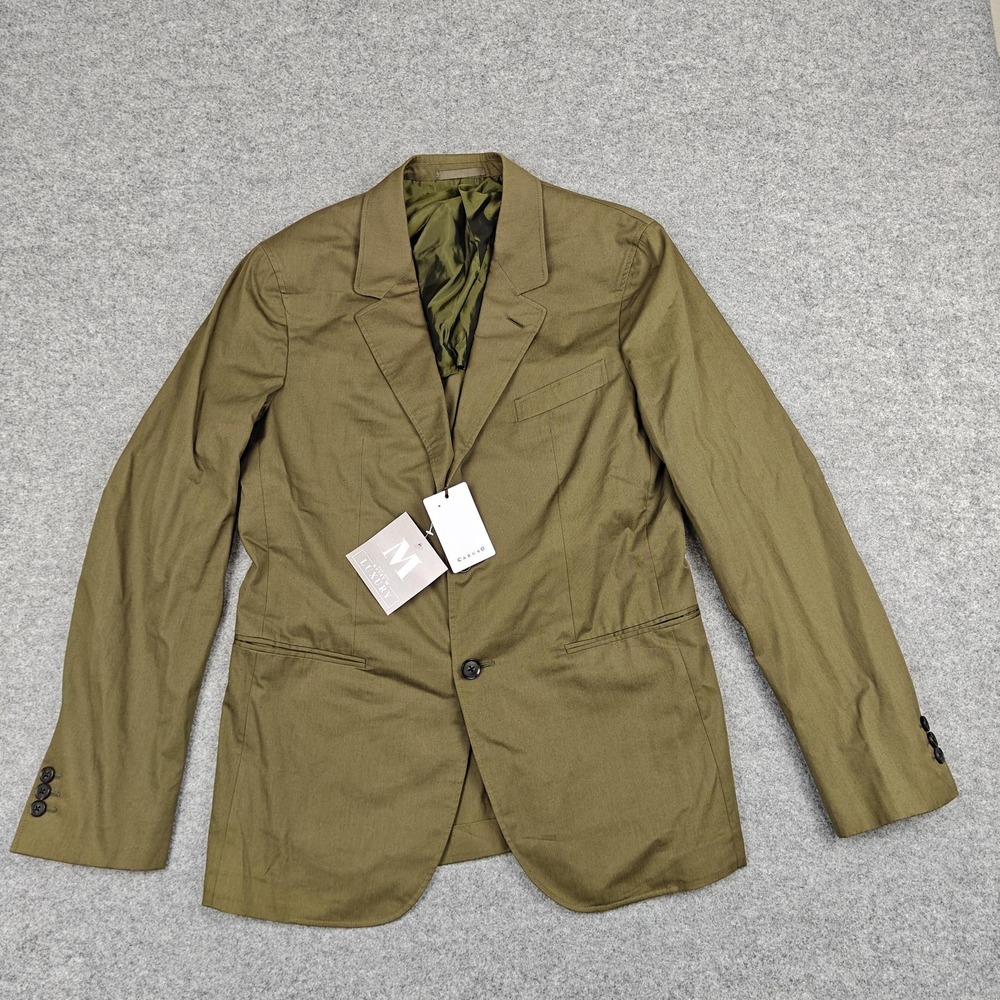 Caruso Blazer Womens 48r Green Butterfly One Button Sport Coat Jacket Italy New